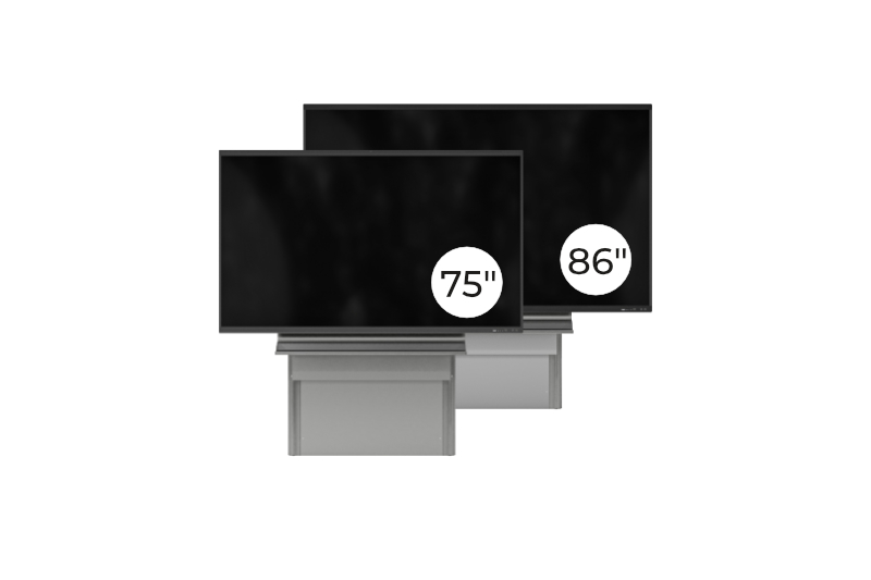 Interaktivní displej 75" nebo 86" na zvedacím stojanu